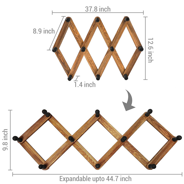 Expandable discount hook rack